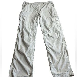Vintage Columbia Omni-Shade Track Pants Light Khaki Size 36x32 Hiking‎ Outdoors